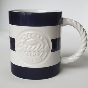Disney Cruise Line Logo Nautical Rope Handle Coffee Mug